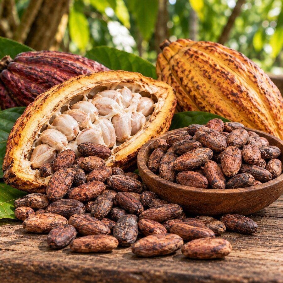 Coco products (cocoa beans)
